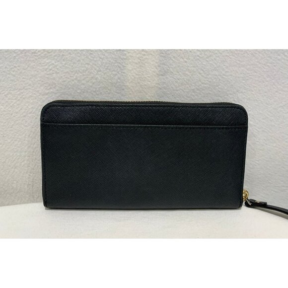 Kate Spade Laurel Way Neda Zip Around Wallet Black WLRU2669 - Picture 2 of 12